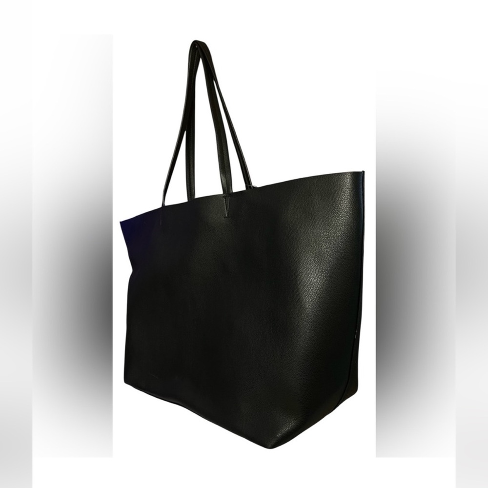 Victoria's Secret Black Tote Bag with Multicolor Tassel - Picture 5 of 8